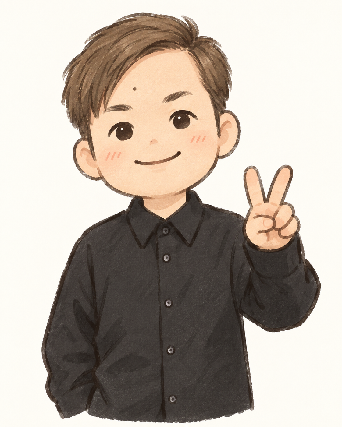 DARUのケイを描いた漫画調イラスト